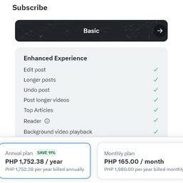 X launches P165 monthly ‘Basic,’ P880 monthly ‘Premium+’ paid tiers