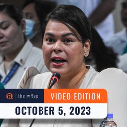 Sara Duterte: Confi fund critics ‘enemies of peace’ | The wRap
