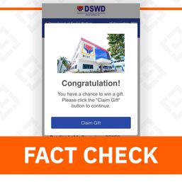 FACT CHECK: Online link for DSWD unemployment aid is fake