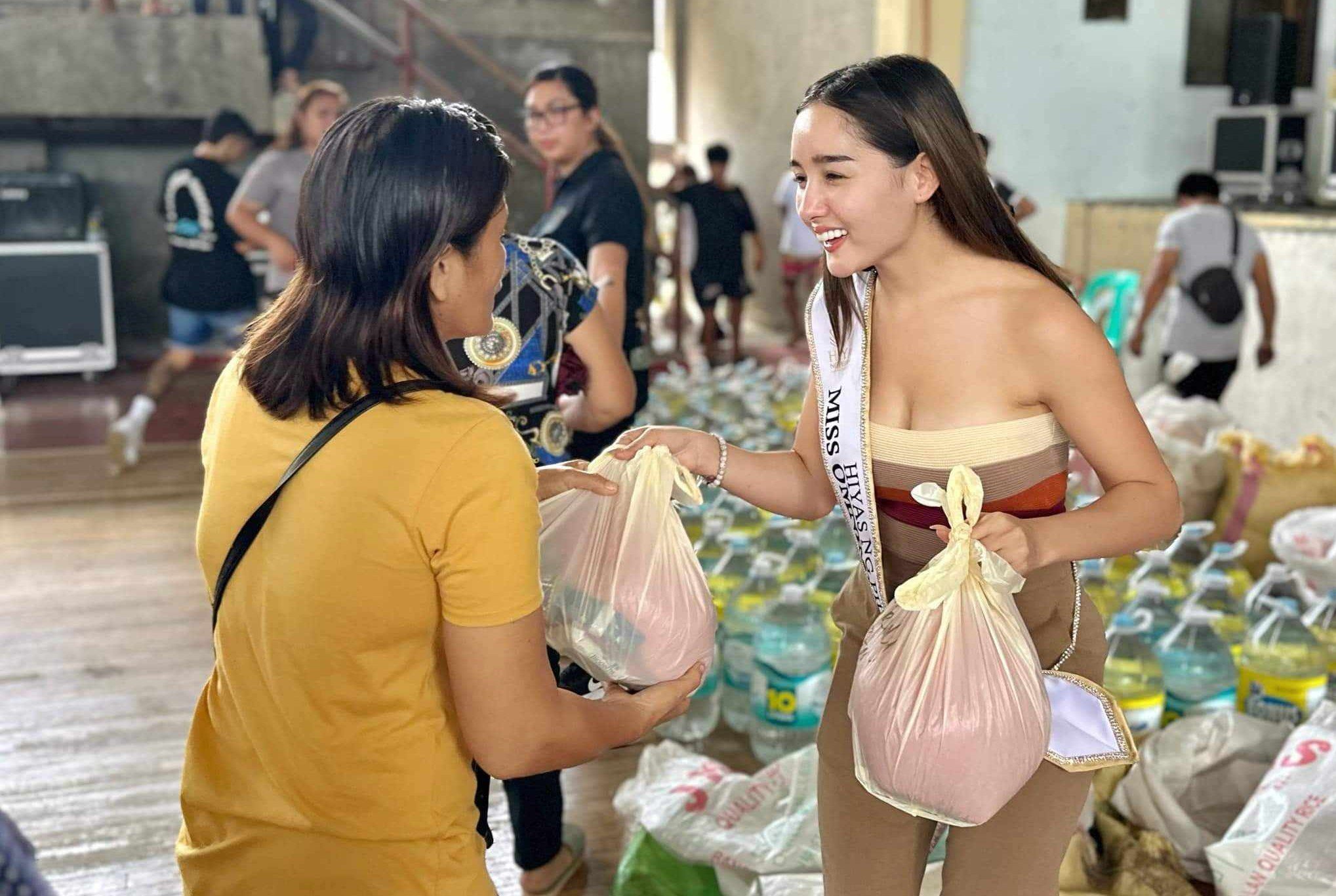 Hiyas ng Pilipinas beauties bring aid to earthquake victims in Sarangani
