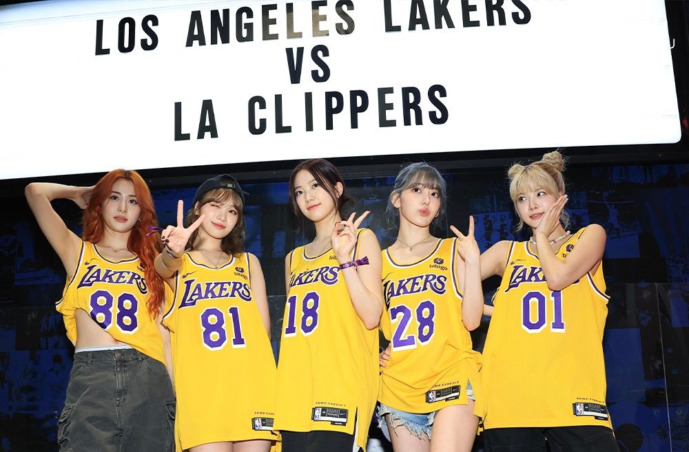 LOOK: LE SSERAFIM attends NBA game as LA Lakers guests