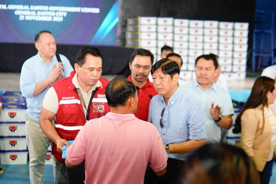 Marcos checks on General Santos, urges vigilance for aftershocks
