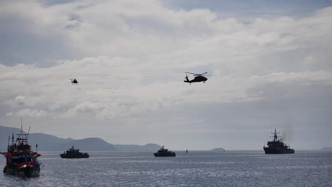 Military holds war games on Pujada Bay
