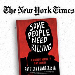 Patricia Evangelista’s ‘Some People Need Killing’ among New York Times’ 10 Best Books of 2023