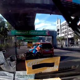 LTO goes after driver who sideswiped Angkas rider, passenger