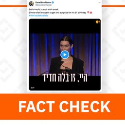 FACT CHECK: Video of Bella Hadid supporting Israel is AI-generated