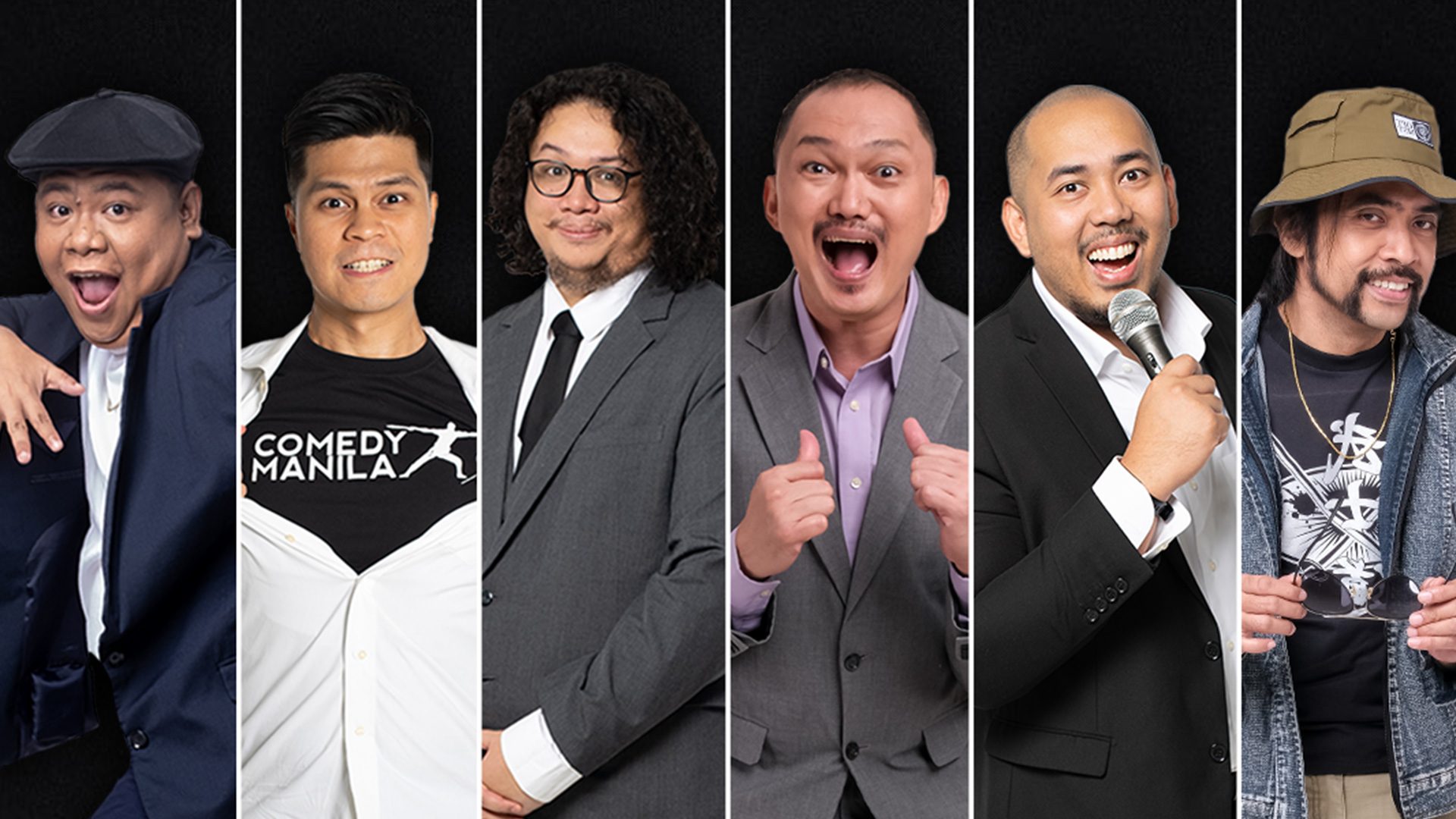 6 of the PH’s top comedians share the stage in The Best of Comedy Manila