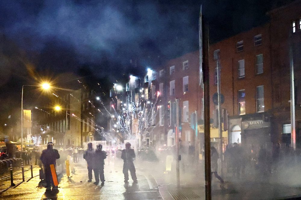 Dublin wakes to looted stores, smoldering vehicles after night of riots