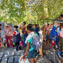 IP families evacuate as tensions escalate in Maguindanao del Norte village