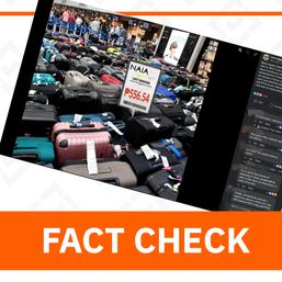 FACT CHECK: No online sale of lost baggage at NAIA – MIAA