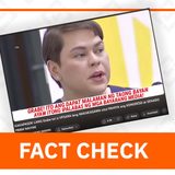 FACT CHECK: Walang kasong nakahain laban kay Sara Duterte kaugnay ng confidential funds