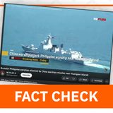FACT CHECK: No missiles fired by China at PH ships near Scarborough Shoal