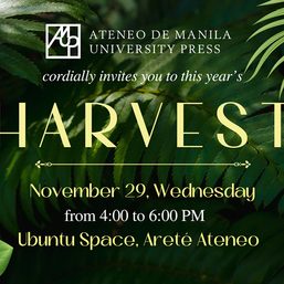 Ateneo University Press to launch over 40 books at annual event