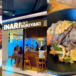 Meat your match! New sukiyaki bar Inari Sukiyaki now open at Robinsons Magnolia