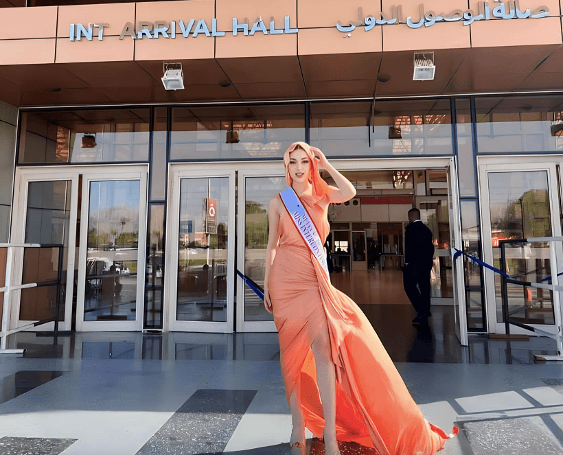 LOOK: Iona Gibbs arrives in Egypt for Miss Intercontinental 2023