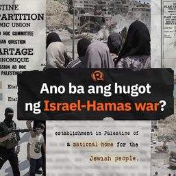 [PANOORIN] Ano ba ang hugot ng Israel-Hamas war?