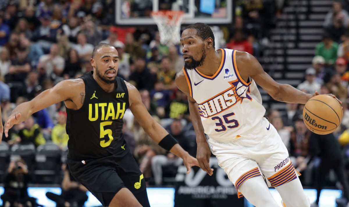 Kevin Durant pours in 39 as Suns edge Jazz in 2OT thriller