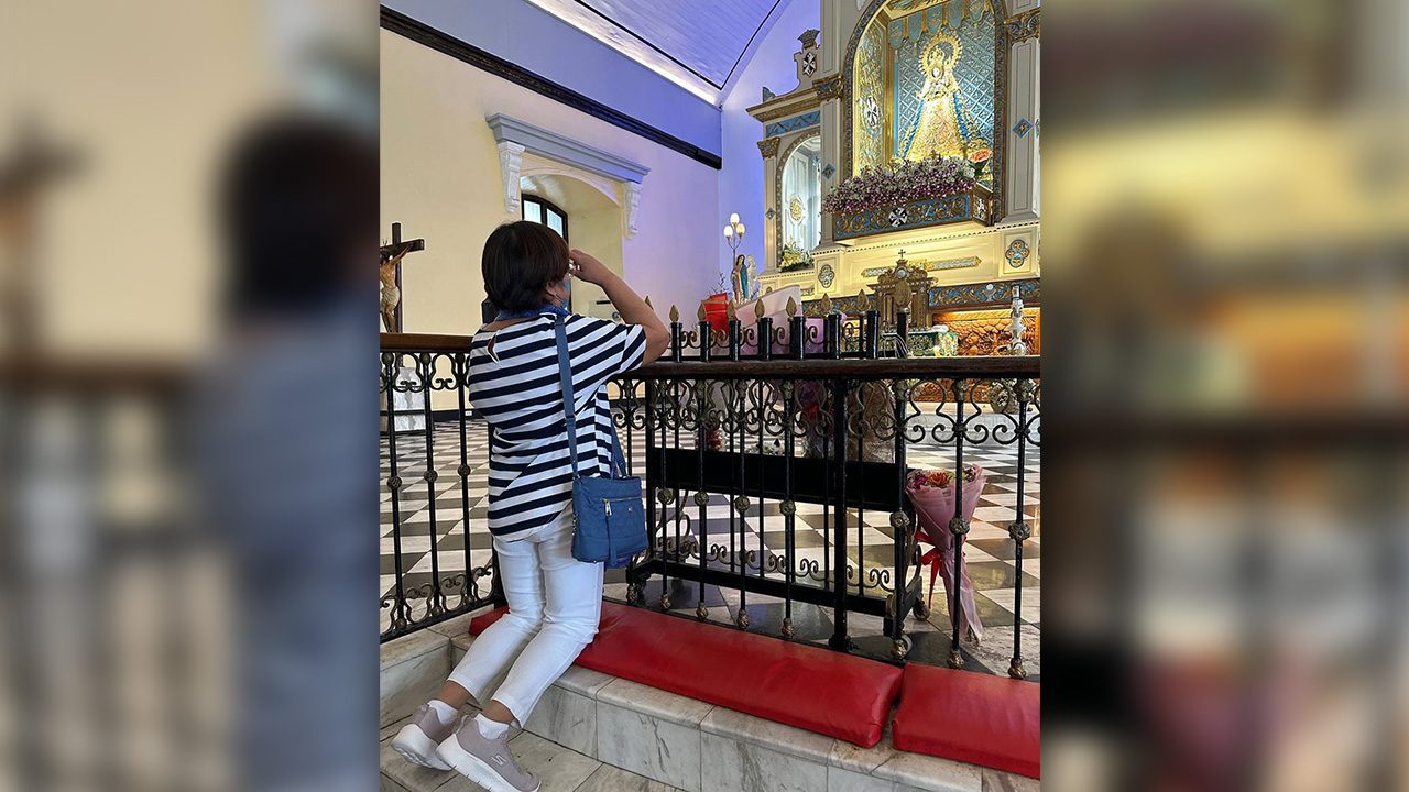 Why De Lima defied security advice, chose Manaoag as her first stop