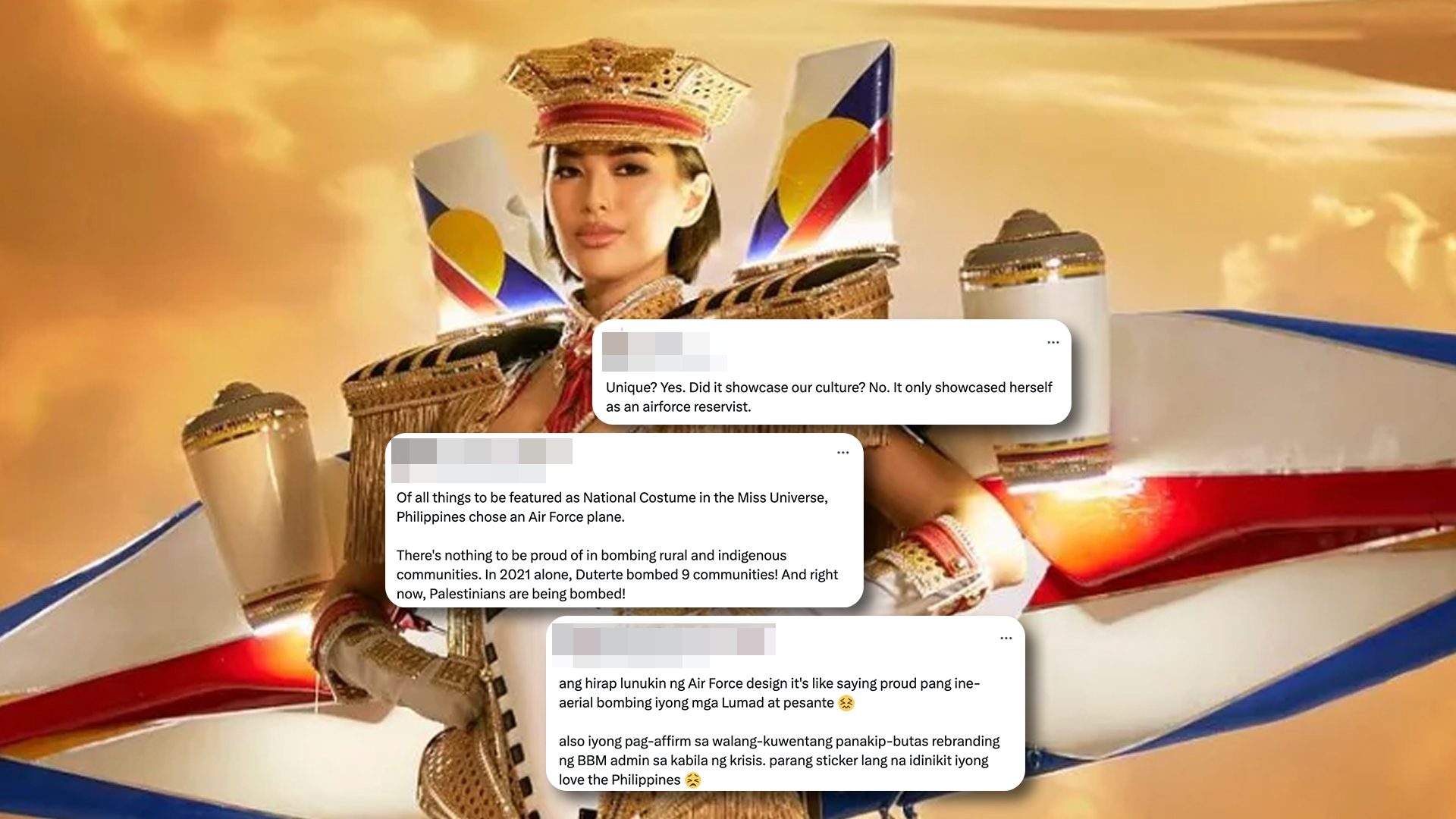 Dee Filipino? Netizens criticize Michelle Dee’s aviation-themed national costume