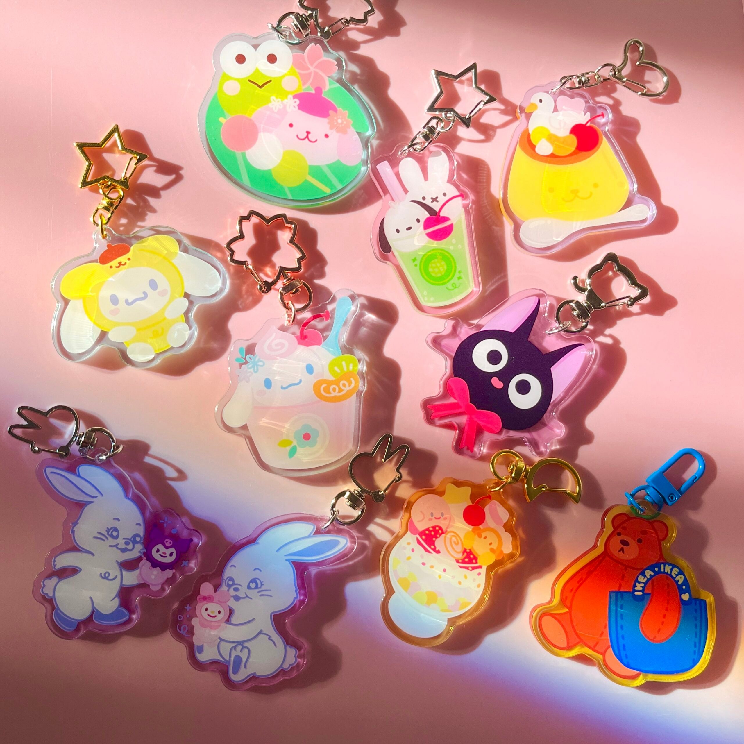Sanrio Character Keychain Charms: Adorable Companions for Whimsical Style!