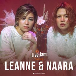 [WATCH] Rappler Live Jam: Leanne and Naara
