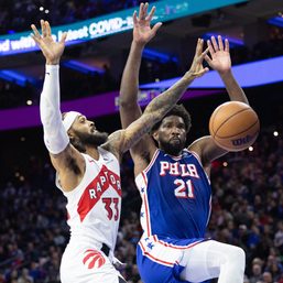 Embiid, 76ers start post-James Harden era with rout of Raptors