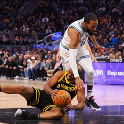 Timberwolves earn ejection-marred win over Warriors; Curry sits out