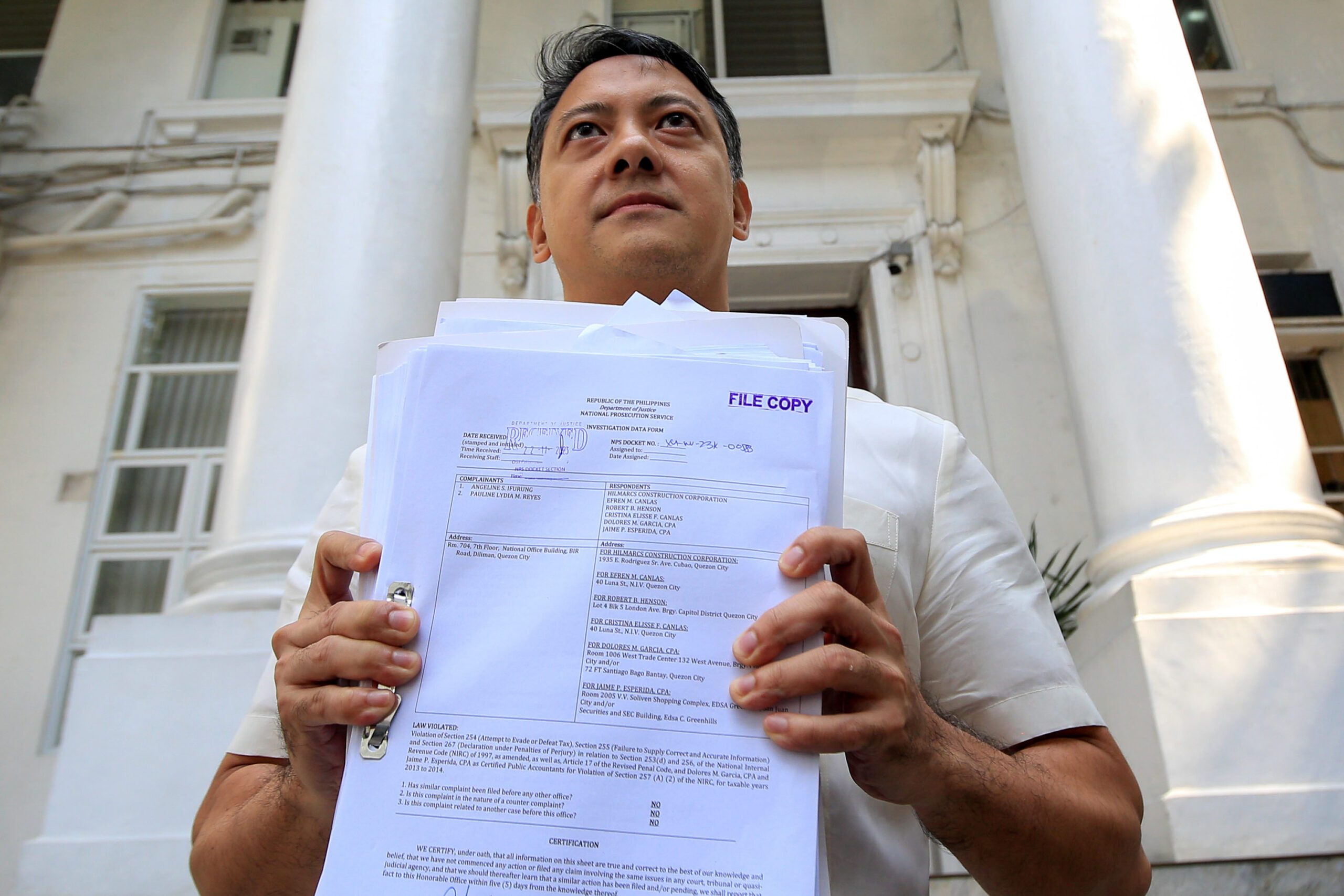BIR files ghost receipts cases vs 69 firms, accountants, corporate officers