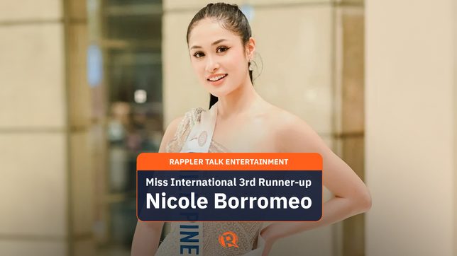 Rappler Talk Entertainment: Miss International 2023 3rd runner-up Nicole Borromeo