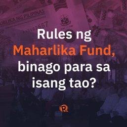 [PANOORIN] Rules ng Maharlika Fund, binago para sa isang tao?