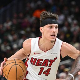 Heat guard Tyler Herro out with ankle sprain