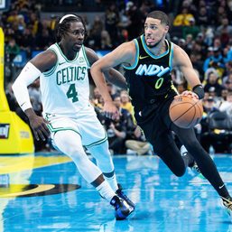 Sensational Haliburton leads Pacers past Celtics to NBA in-season tourney semifinals