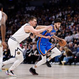 Gilgeous-Alexander, Holmgren-led Thunder end Nuggets win streak in statement rout