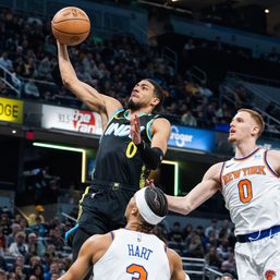 Historic Haliburton explodes for 23-assist game in Pacers’ rout of Knicks