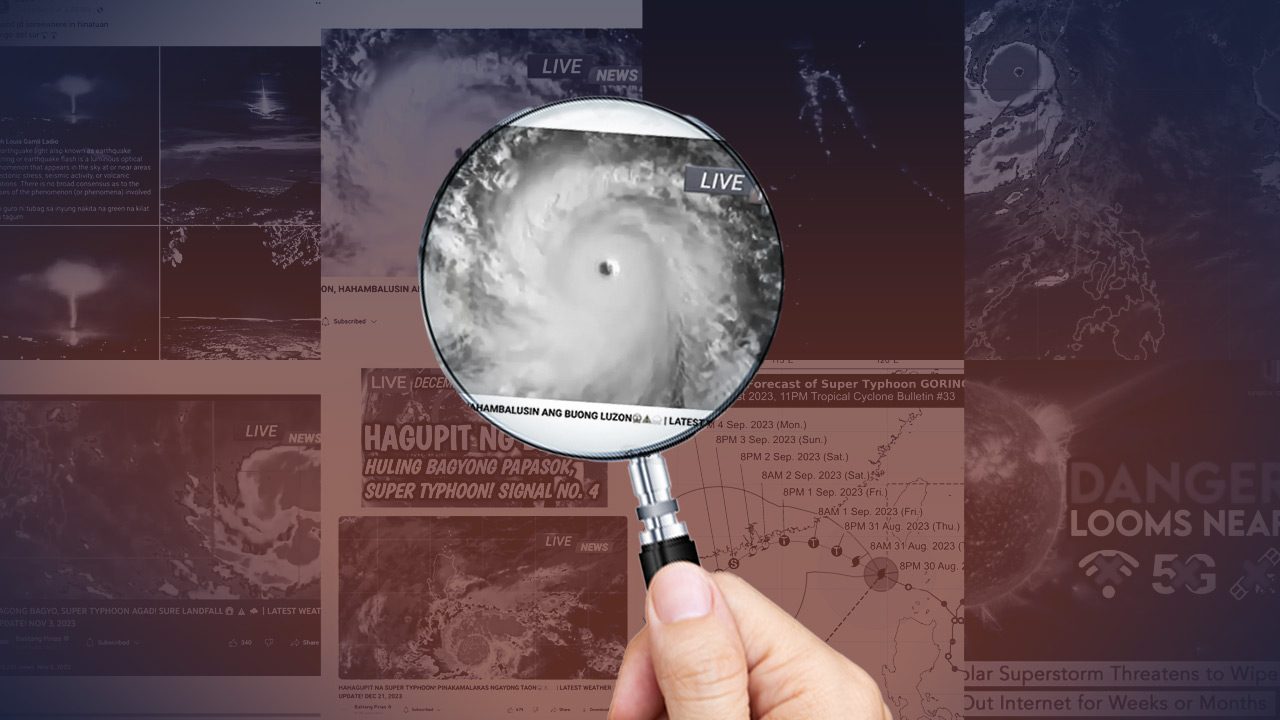 Disaster-related lies, disinformation debunked by Rappler in 2023