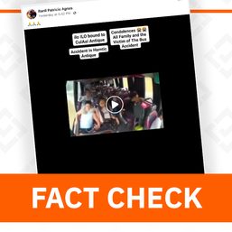 FACT CHECK: 2019 video misrepresented as footage of Antique bus accident
