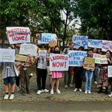 Hundreds of Ateneans reject tree cutting for car park renovation