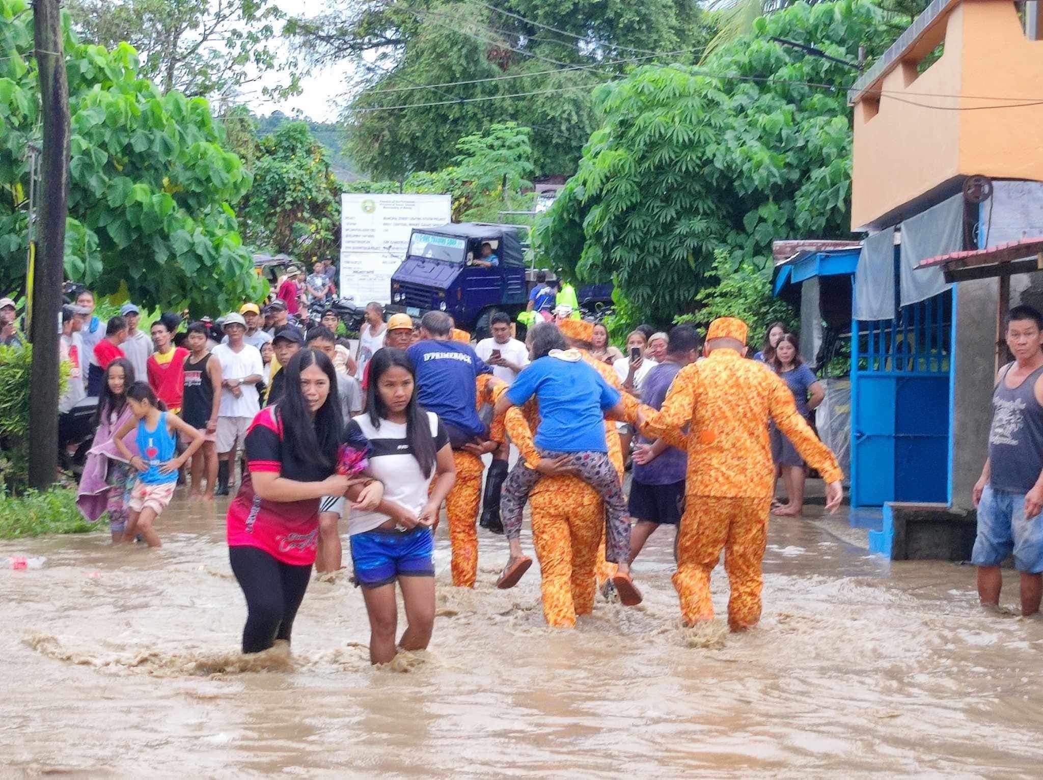 ‘Kabayan’ sends nearly 42,000 to evacuation centers in Surigao del Sur