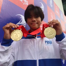 Pasigueño swimmer Arvin Taguinota II cops 3 golds in Batang Pinoy swimming