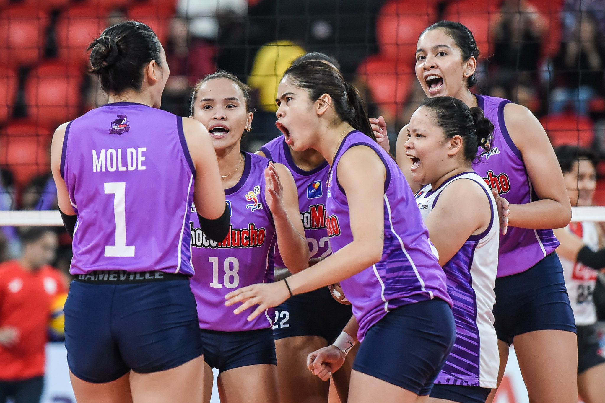 Choco Mucho finally breaks franchise slump, sets first PVL finals with sister team Creamline