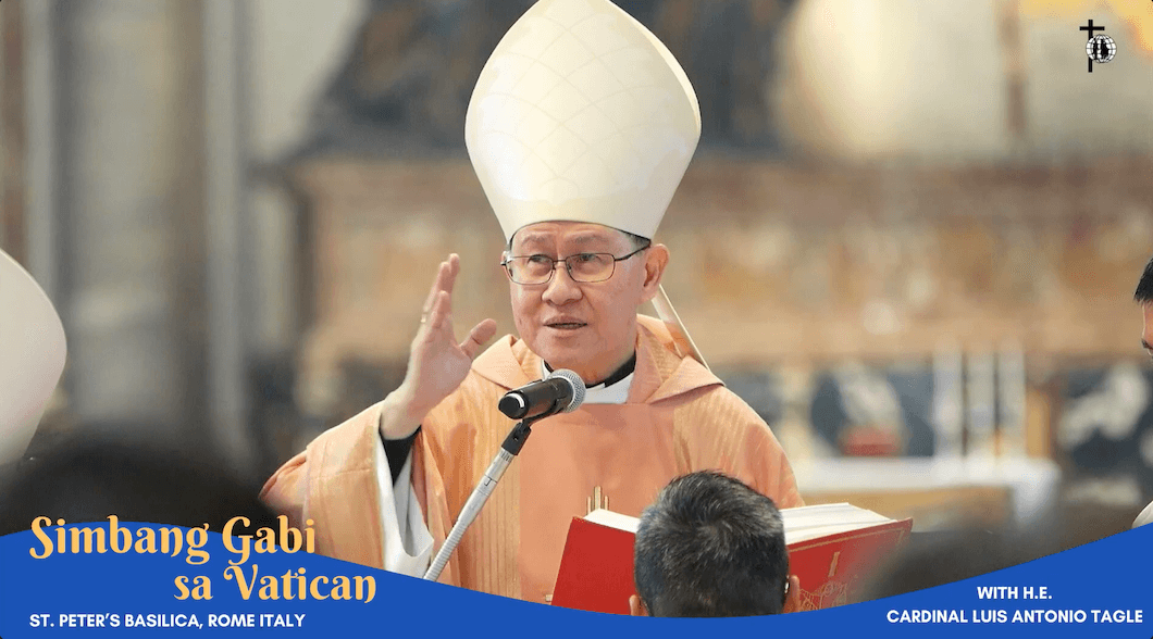Cardinal Tagle, top Filipino churchman, leads Simbang Gabi at the Vatican