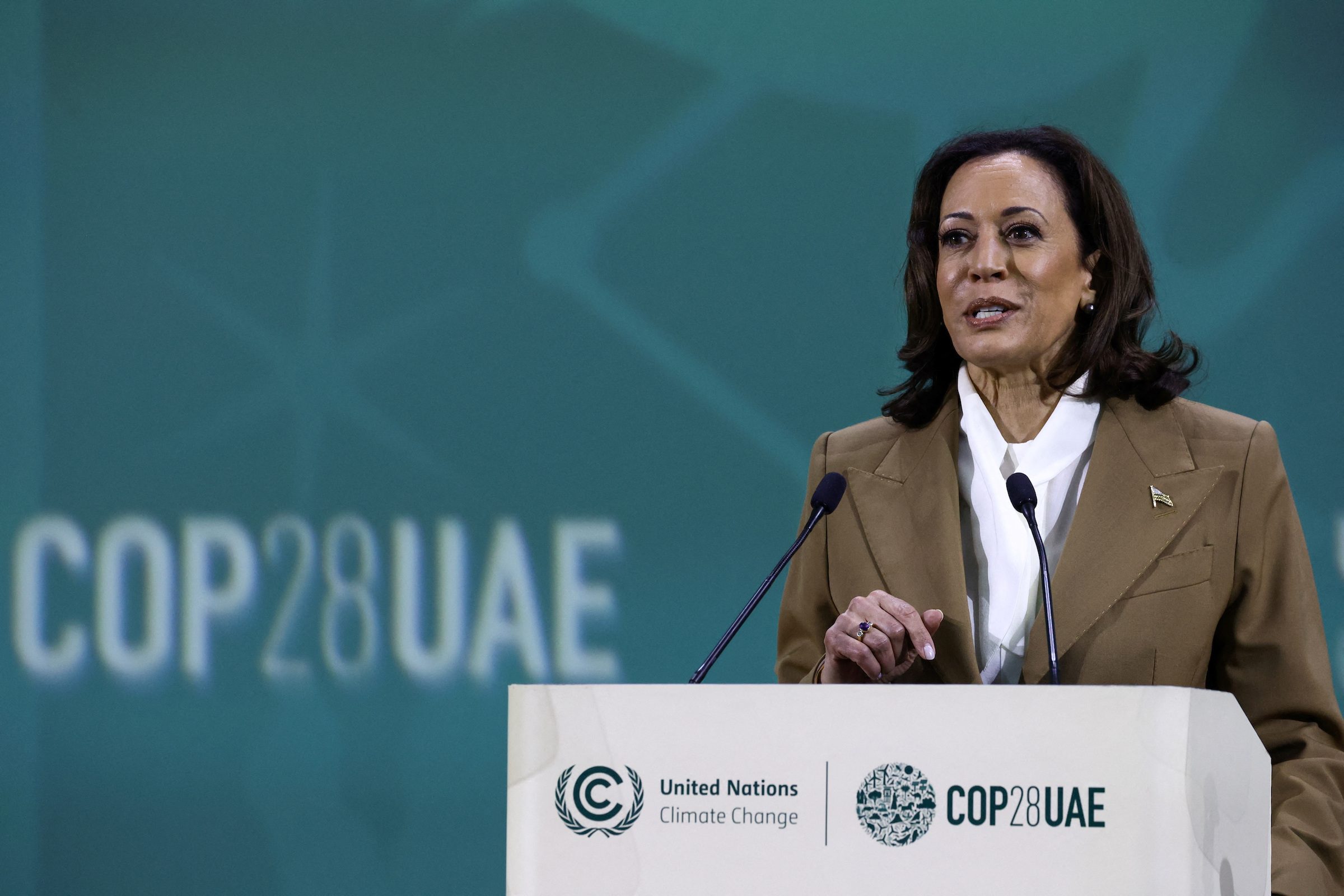 US touts climate leadership at COP28 as oil and gas output hits record