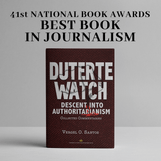 Rappler columnist Vergel O. Santos’ ‘Duterte Watch’ wins at 41st National Book Awards 