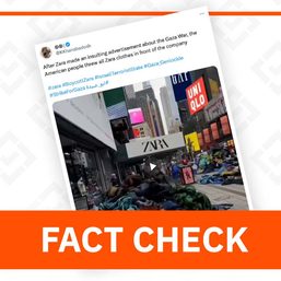 FACT CHECK: Video shows protest vs fast fashion, not Israel-Hamas war