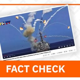 FACT CHECK: US warship did not destroy Chinese drones in West PH Sea
