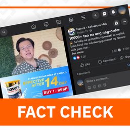 FACT CHECK: Doc Willie Ong doesn’t endorse Nasure Colostrum Milk