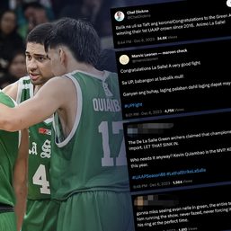 ‘Balik na uli sa Taft ang korona’: Internet celebrates DLSU’s first UAAP men’s basketball title in 7 years