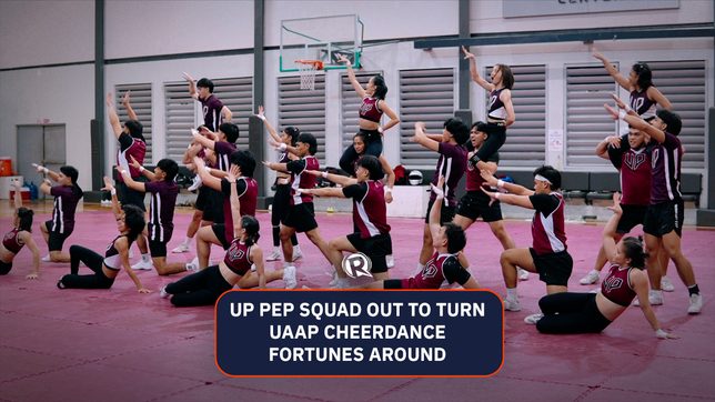 WATCH: UP Pep Squad out to turn UAAP cheerdance fortunes around