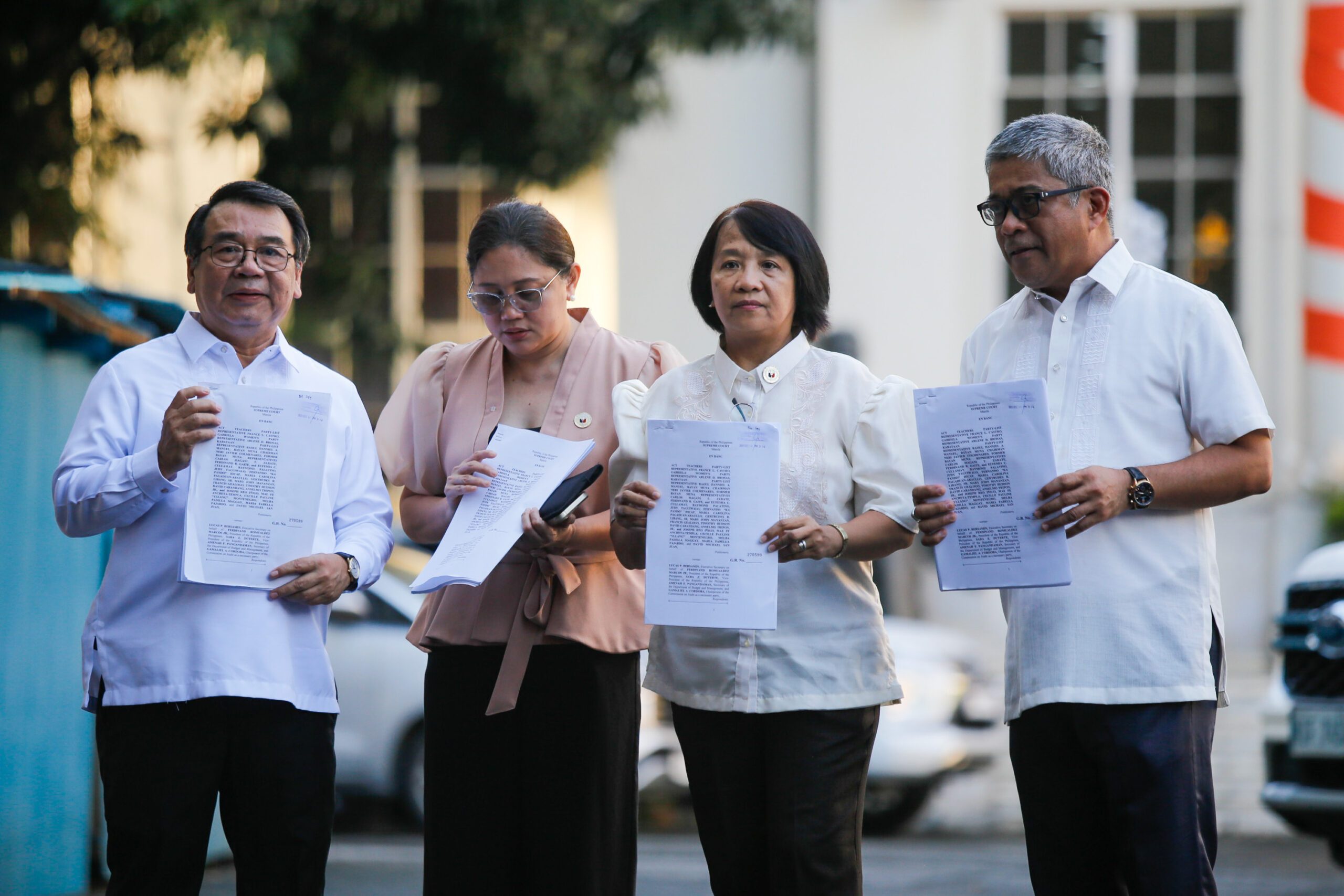 Makabayan lawmakers, activists file petition vs Sara Duterte’s confidential funds