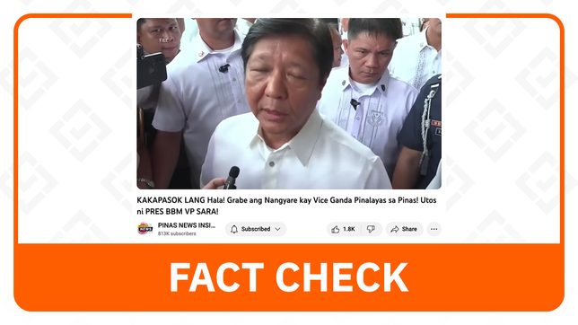 FACT CHECK: Marcos, Duterte did not order Vice Ganda to leave the country